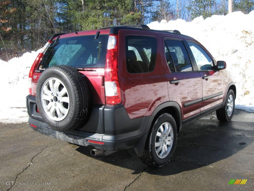 2006 CR-V EX 4WD - Redondo Red Pearl / Ivory photo #12