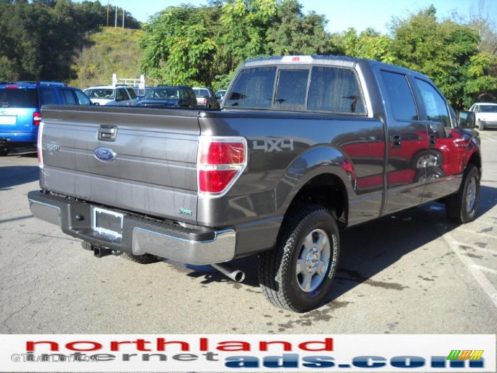 2010 F150 XLT SuperCrew 4x4 - Sterling Grey Metallic / Medium Stone photo #6