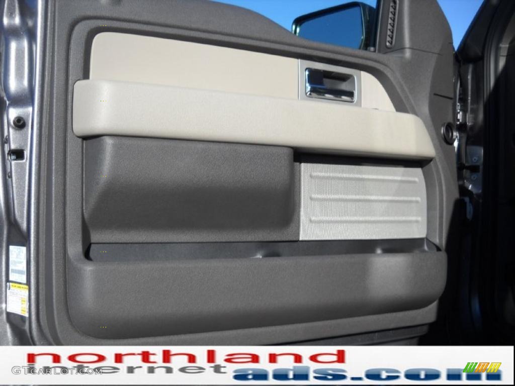 2010 F150 XLT SuperCrew 4x4 - Sterling Grey Metallic / Medium Stone photo #9