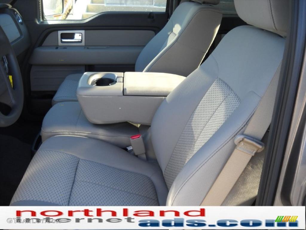 2010 F150 XLT SuperCrew 4x4 - Sterling Grey Metallic / Medium Stone photo #11