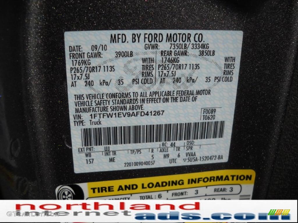 2010 F150 XLT SuperCrew 4x4 - Sterling Grey Metallic / Medium Stone photo #12