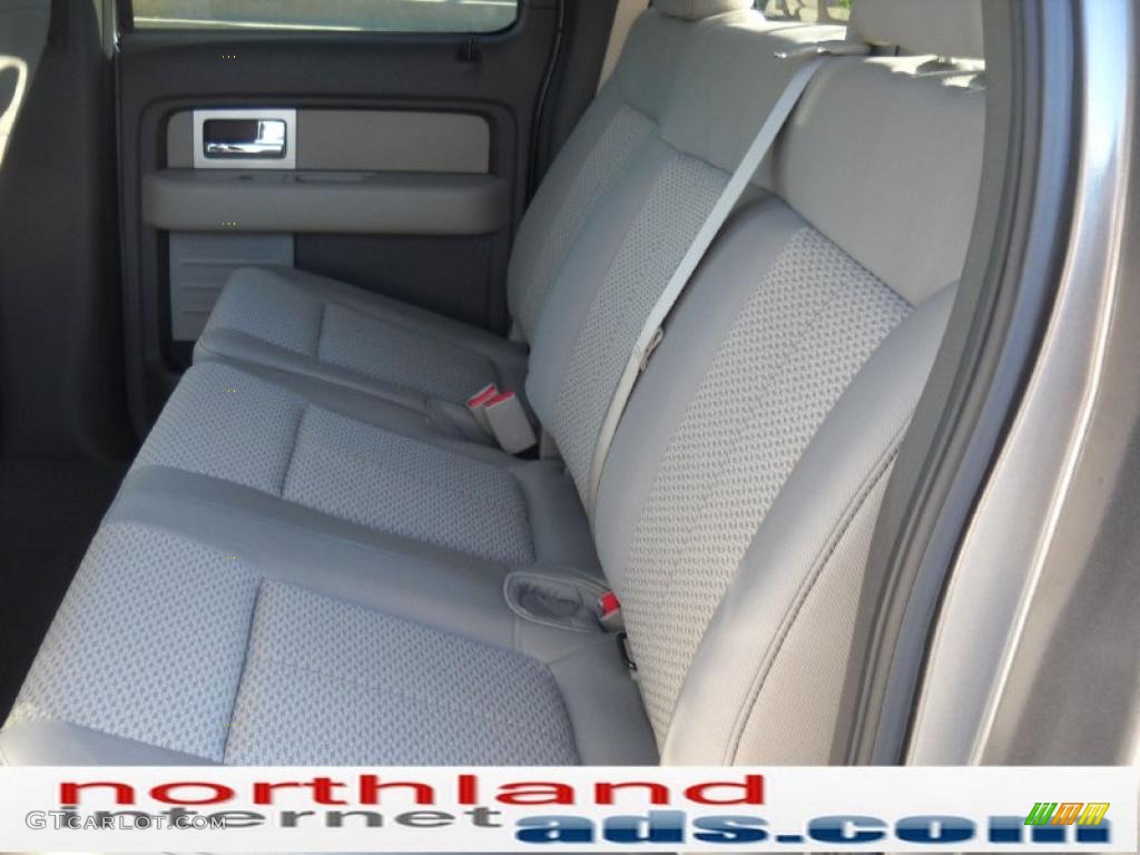 2010 F150 XLT SuperCrew 4x4 - Sterling Grey Metallic / Medium Stone photo #15