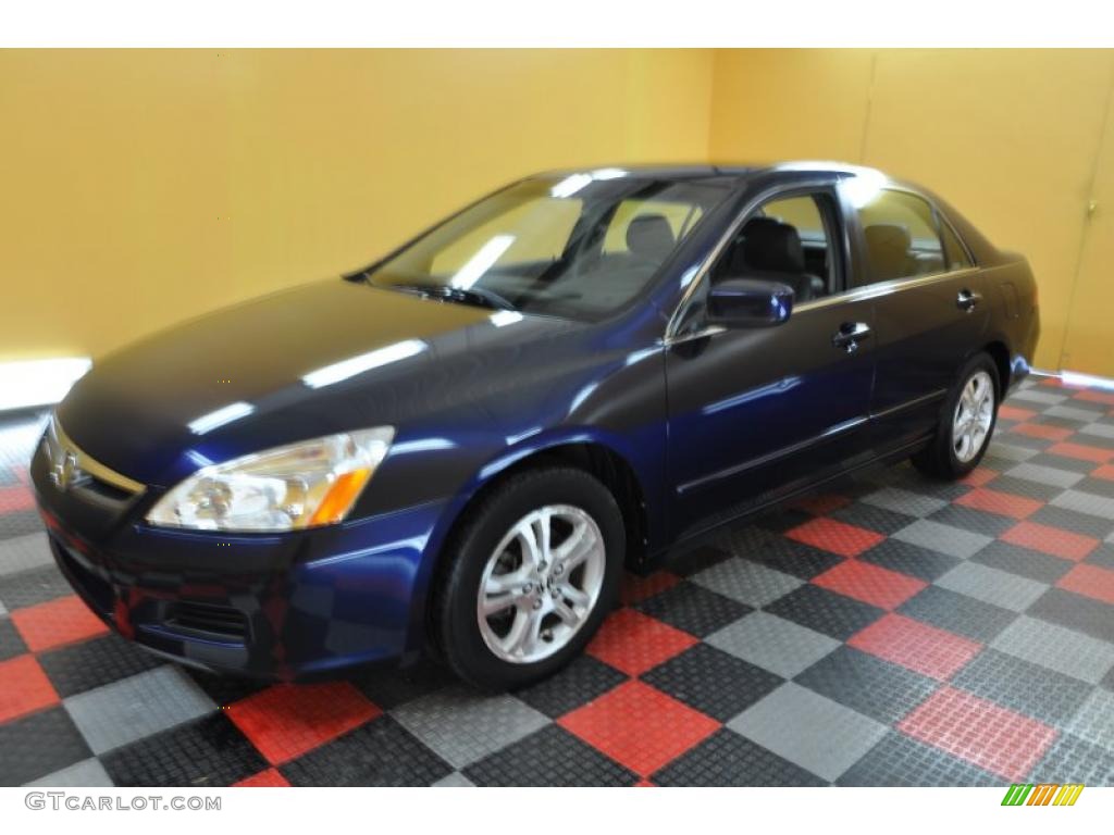 2006 Accord EX-L Sedan - Royal Blue Pearl / Gray photo #3