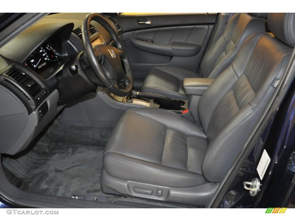 2006 Accord EX-L Sedan - Royal Blue Pearl / Gray photo #13