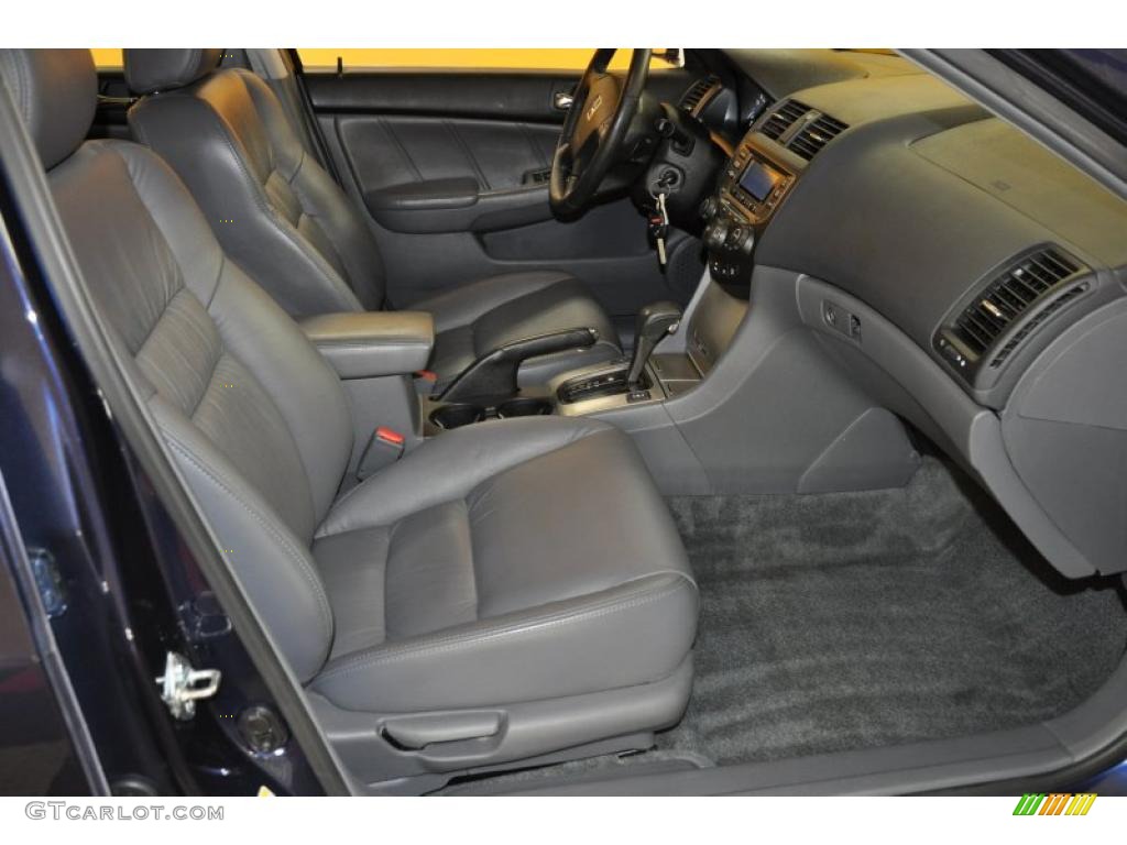 2006 Accord EX-L Sedan - Royal Blue Pearl / Gray photo #17