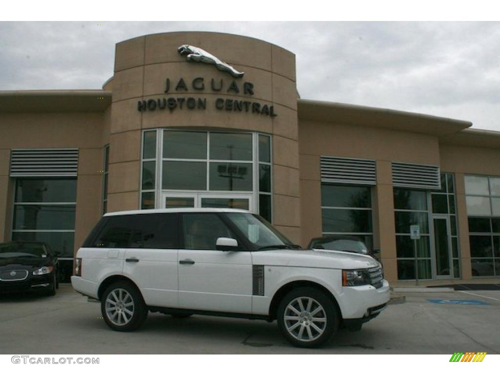 2011 Range Rover Supercharged - Alaska White / Sand/Jet Black photo #1