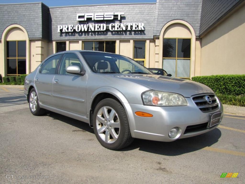 2003 Maxima GLE - Sterling Mist / Frost photo #1