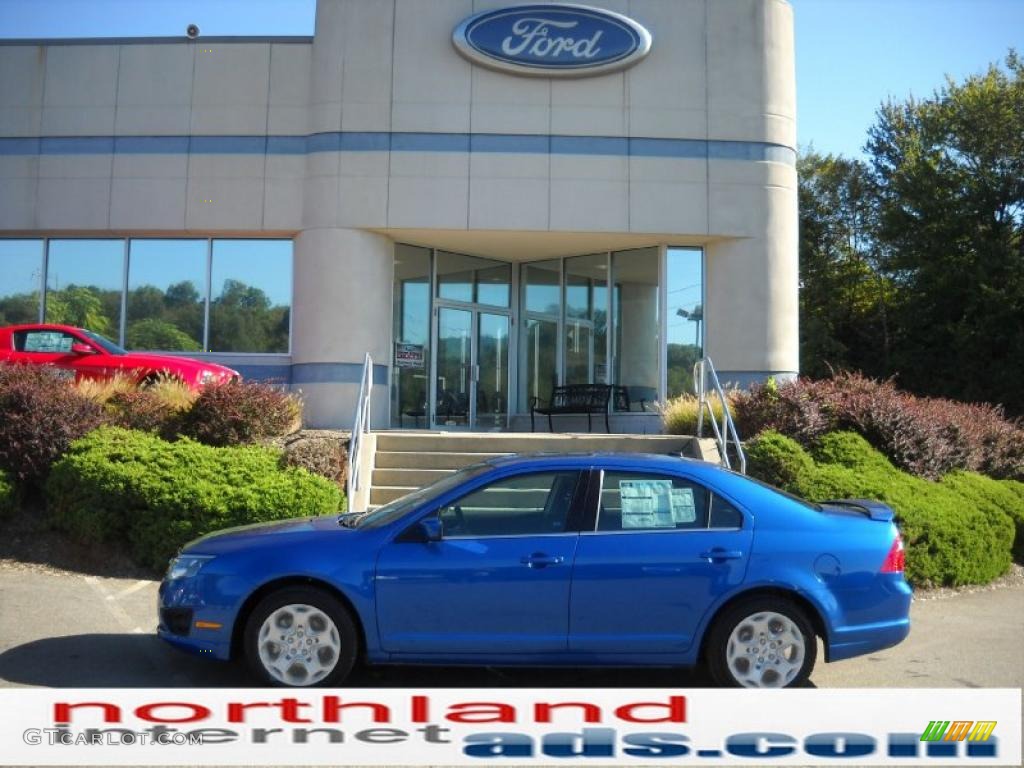 Blue Flame Metallic Ford Fusion