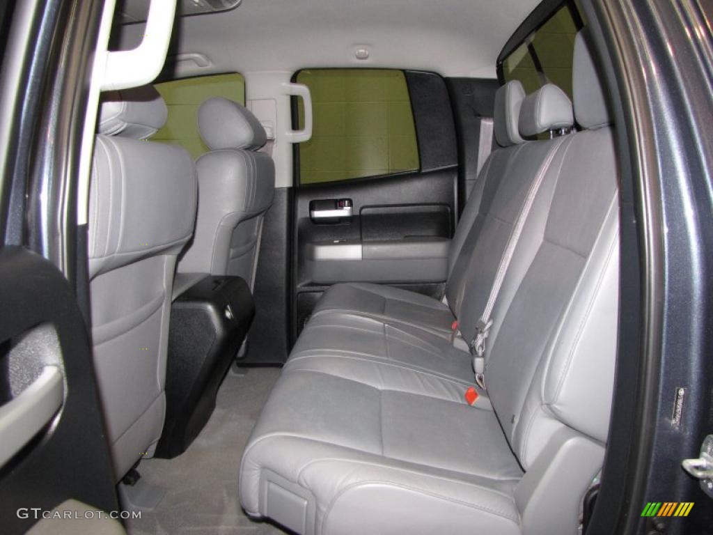 2007 Tundra Limited Double Cab 4x4 - Slate Metallic / Graphite Gray photo #11