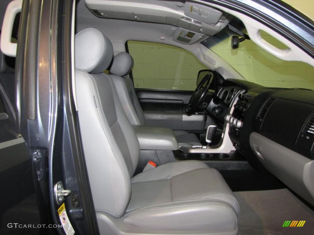 2007 Tundra Limited Double Cab 4x4 - Slate Metallic / Graphite Gray photo #12