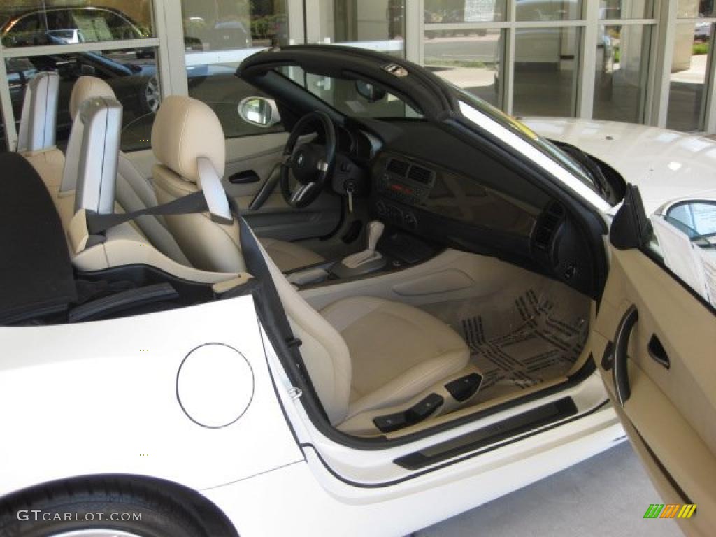 2003 Z4 3.0i Roadster - Alpine White / Beige photo #8