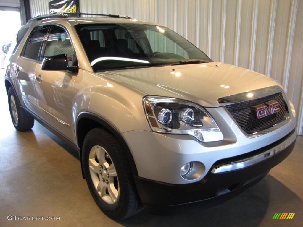 2007 Acadia SLE AWD - Liquid Silver Metallic / Ebony photo #1