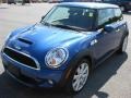 2008 Laser Blue Metallic Mini Cooper S Hardtop  photo #2