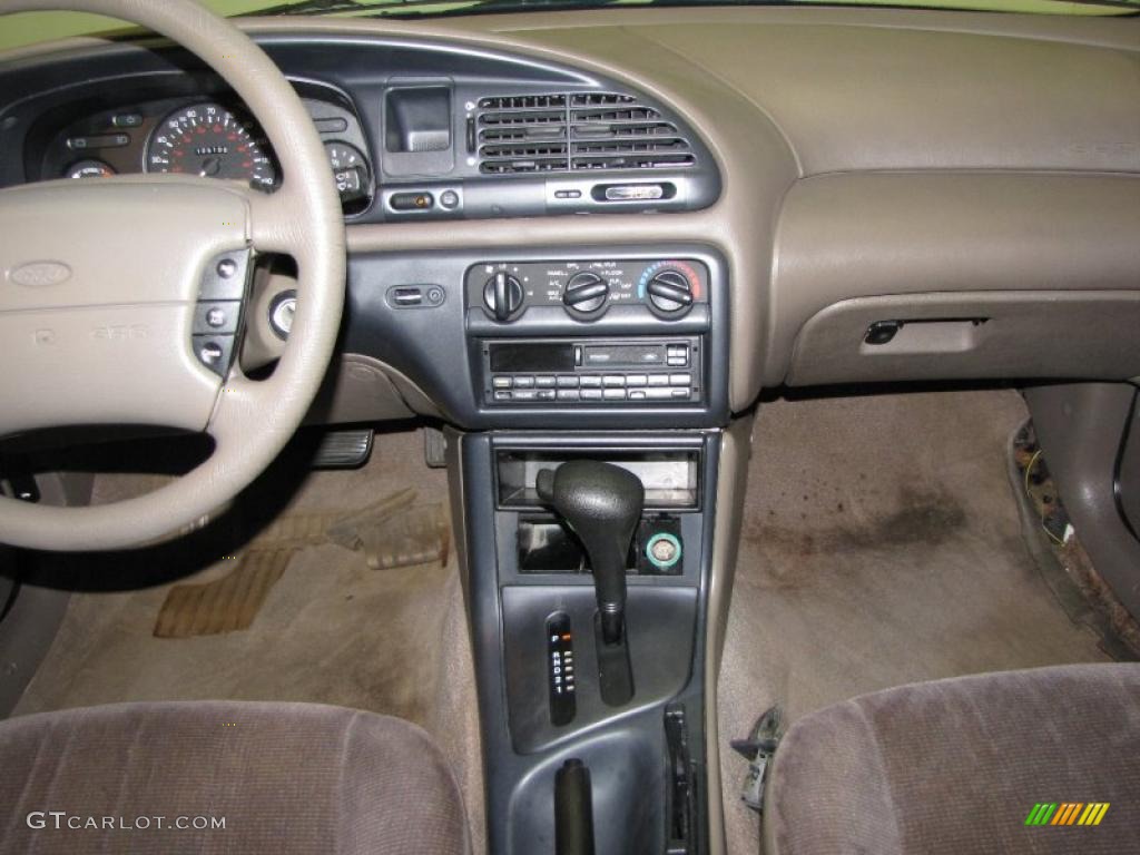 1996 Contour GL - Bright Blue Metallic / Beige photo #10