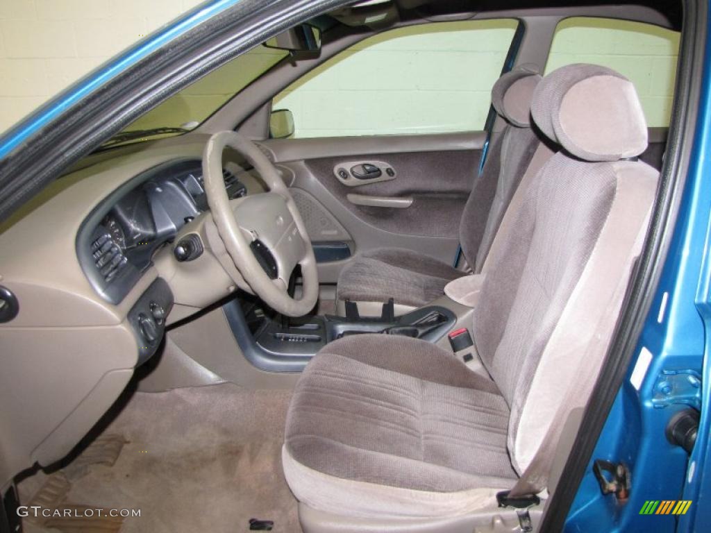 1996 Contour GL - Bright Blue Metallic / Beige photo #12