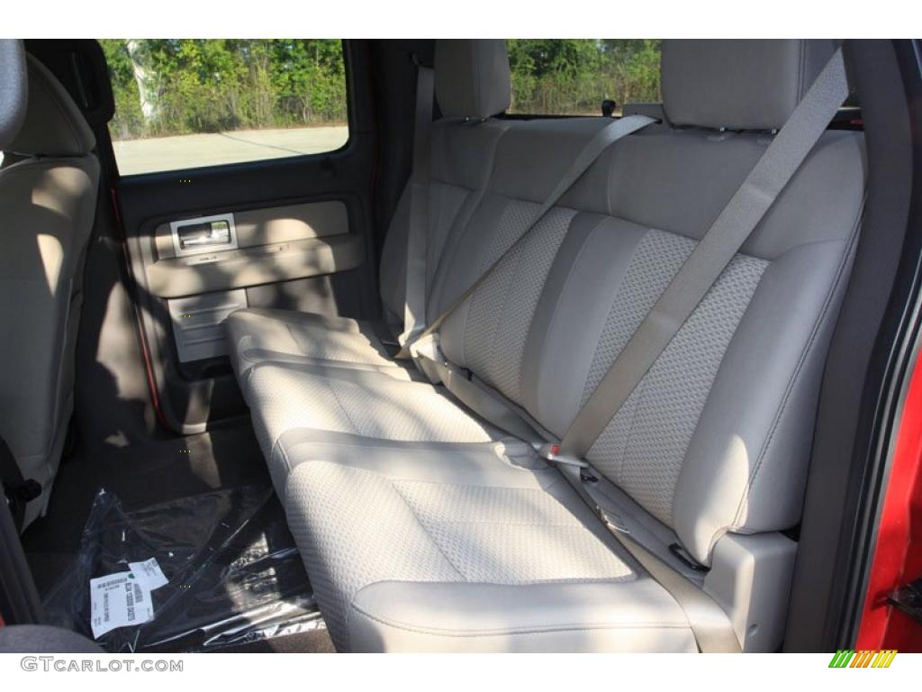 2010 F150 XLT SuperCrew - Red Candy Metallic / Medium Stone photo #6