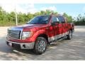 2010 Red Candy Metallic Ford F150 XLT SuperCrew  photo #8