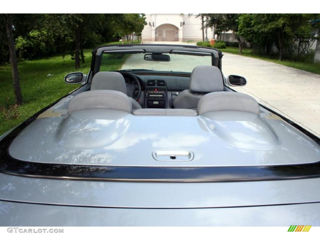 2003 CLK 430 Cabriolet - Brilliant Silver Metallic / Ash photo #33