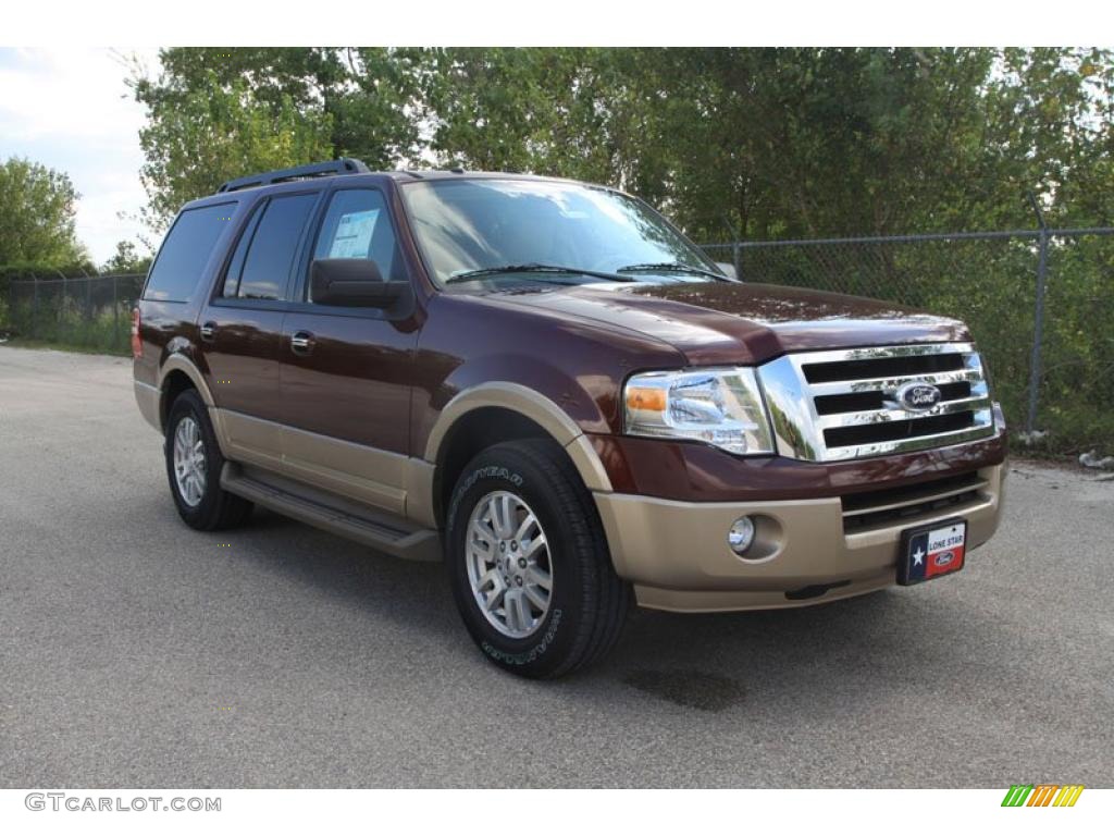 2011 Expedition XLT - Royal Red Metallic / Camel photo #1