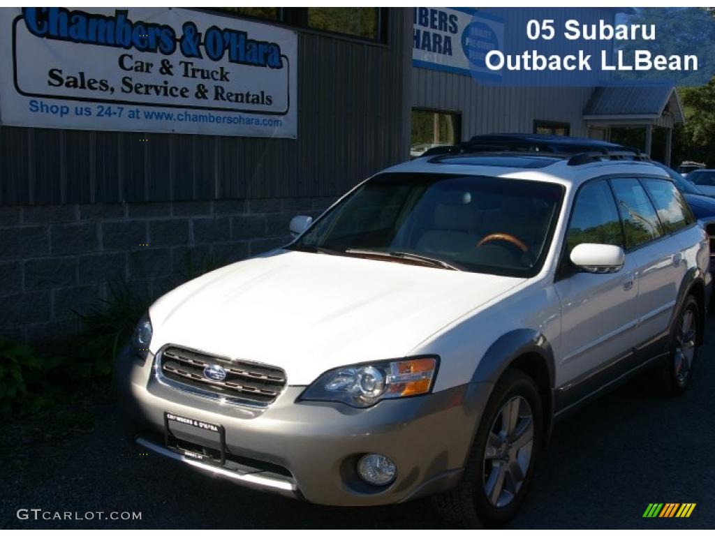Satin White Pearl Subaru Outback