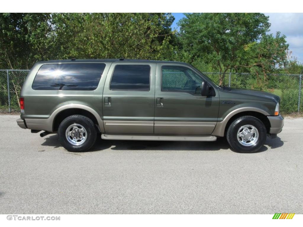 Estate Green Metallic 2003 Ford Excursion Eddie Bauer Exterior Photo #36809457