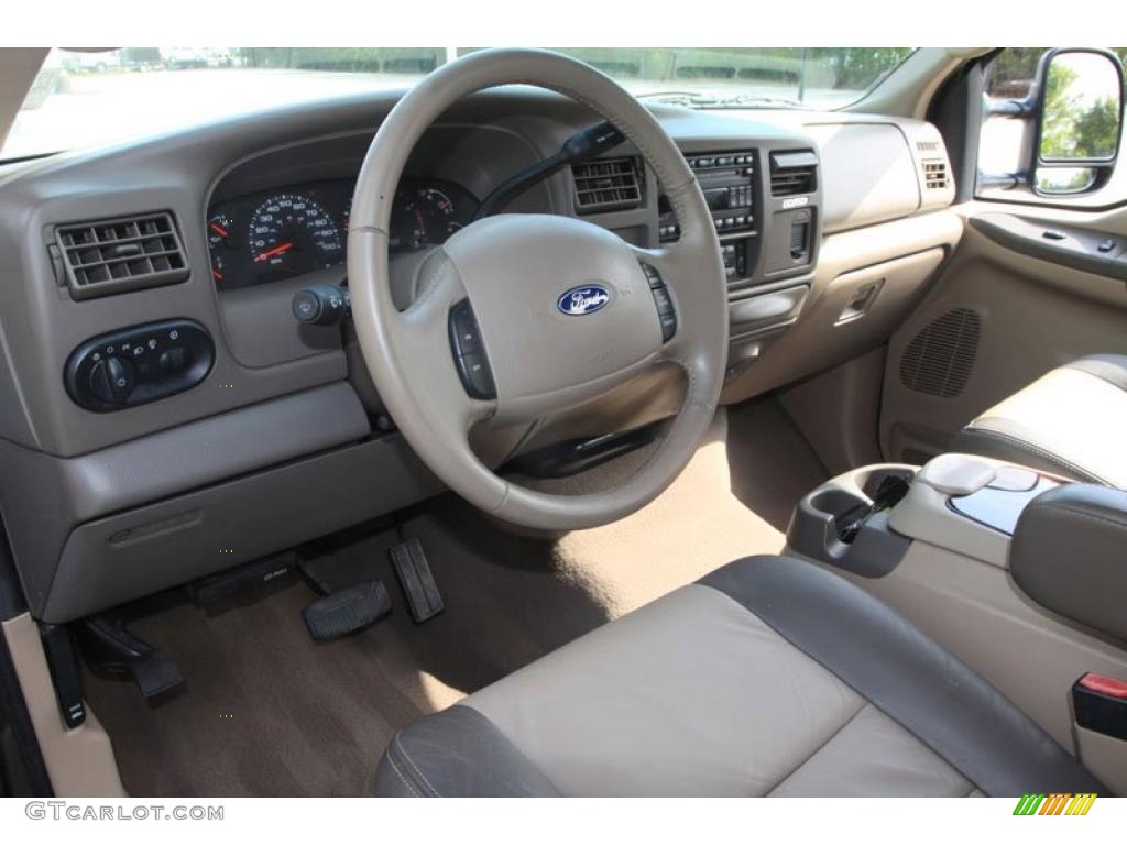 Medium Parchment Interior 2003 Ford Excursion Eddie Bauer Photo #36809485