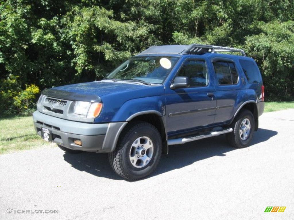 2001 Xterra SE V6 4x4 - Just Blue Metallic / Dusk Gray photo #1