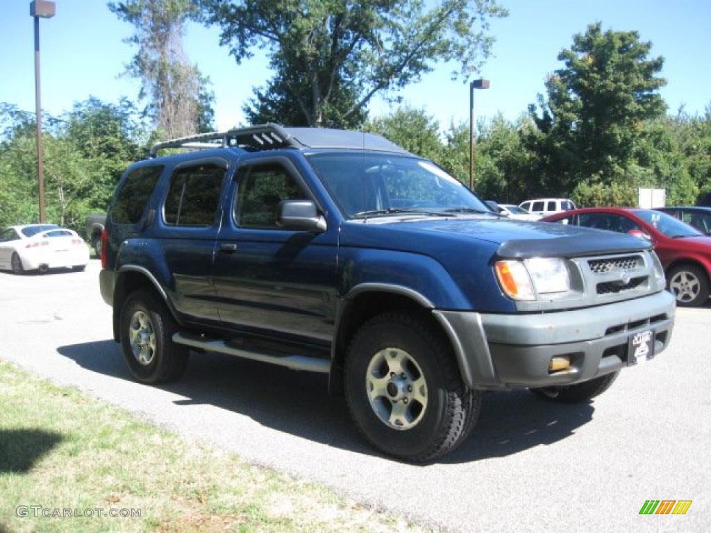 2001 Xterra SE V6 4x4 - Just Blue Metallic / Dusk Gray photo #3