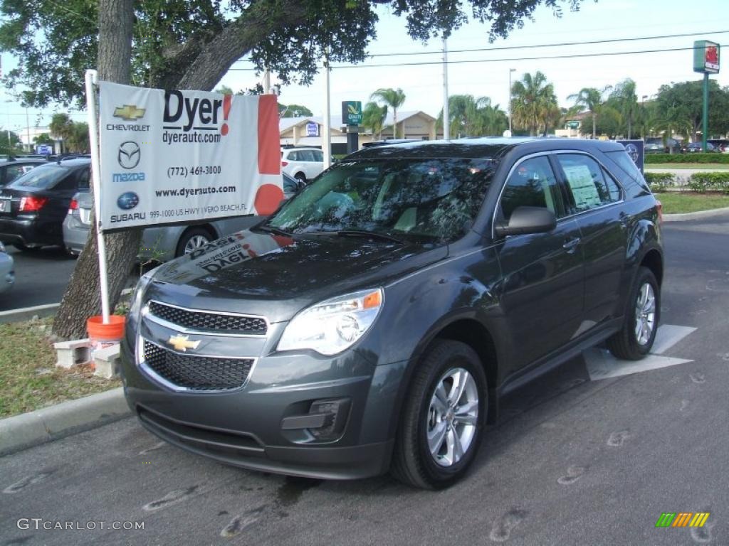 2011 Equinox LS - Cyber Gray Metallic / Light Titanium/Jet Black photo #1