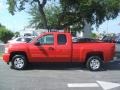 2011 Victory Red Chevrolet Silverado 1500 LT Extended Cab  photo #3