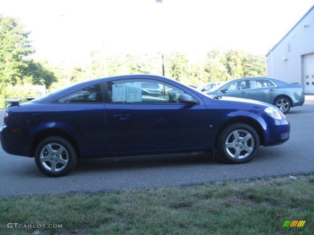 2007 Cobalt LS Coupe - Laser Blue Metallic / Gray photo #4