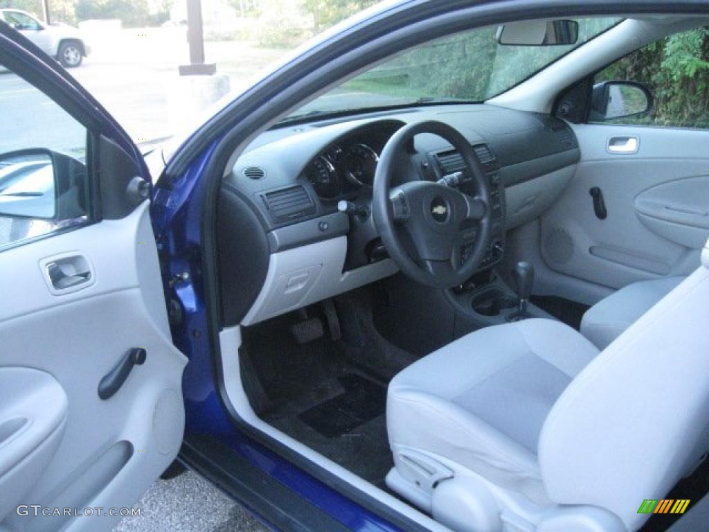 2007 Cobalt LS Coupe - Laser Blue Metallic / Gray photo #12