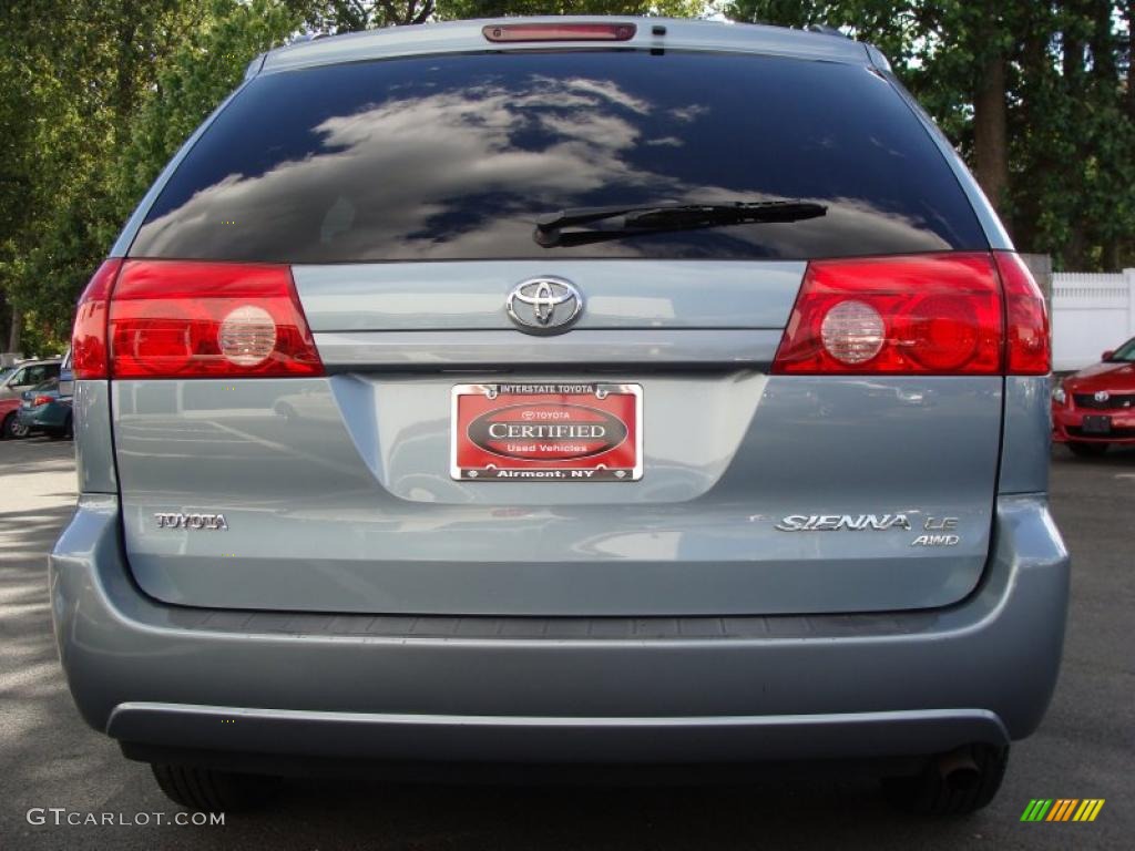 2007 Sienna LE AWD - Blue Mirage Metallic / Stone photo #5