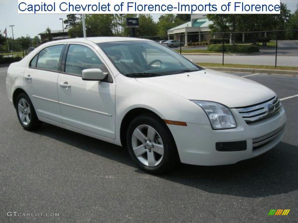 2008 Fusion SE - White Suede / Medium Light Stone photo #1