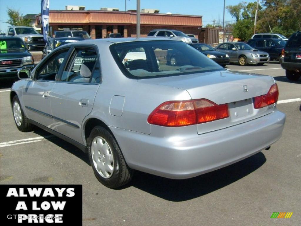 1999 Accord LX Sedan - Satin Silver Metallic / Gray photo #5