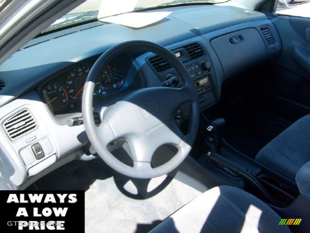 1999 Accord LX Sedan - Satin Silver Metallic / Gray photo #11