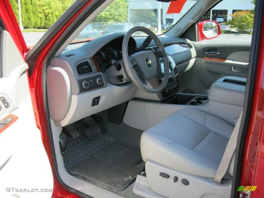 2010 Silverado 1500 LTZ Crew Cab 4x4 - Victory Red / Light Titanium/Dark Titanium photo #4