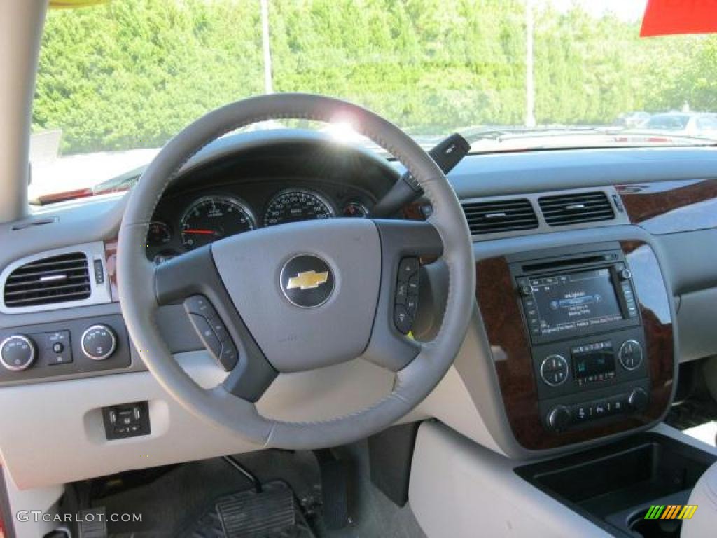 2010 Silverado 1500 LTZ Crew Cab 4x4 - Victory Red / Light Titanium/Dark Titanium photo #6