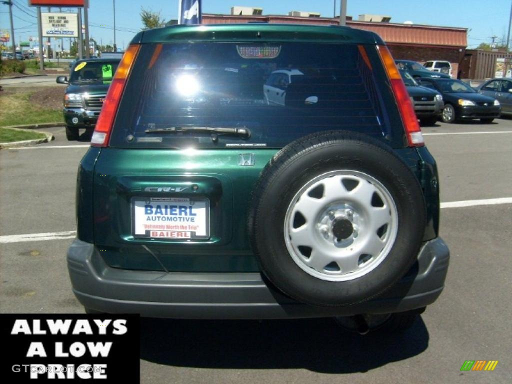 2001 CR-V LX 4WD - Clover Green Pearl / Dark Gray photo #6