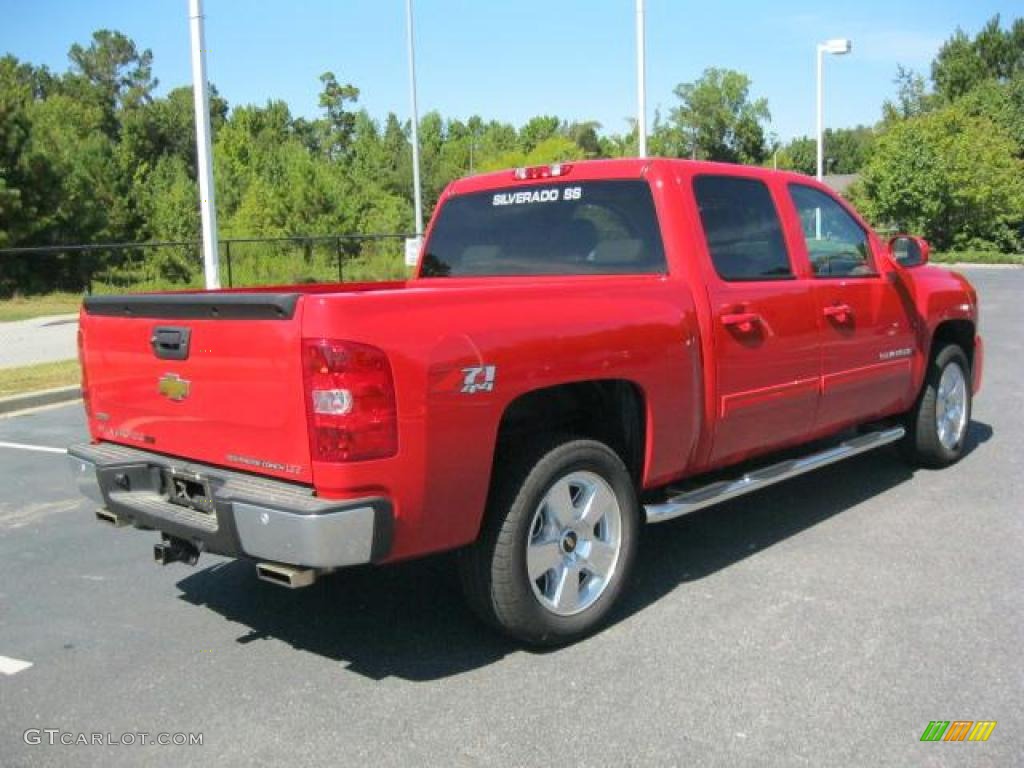 2010 Silverado 1500 LTZ Crew Cab 4x4 - Victory Red / Light Titanium/Dark Titanium photo #32