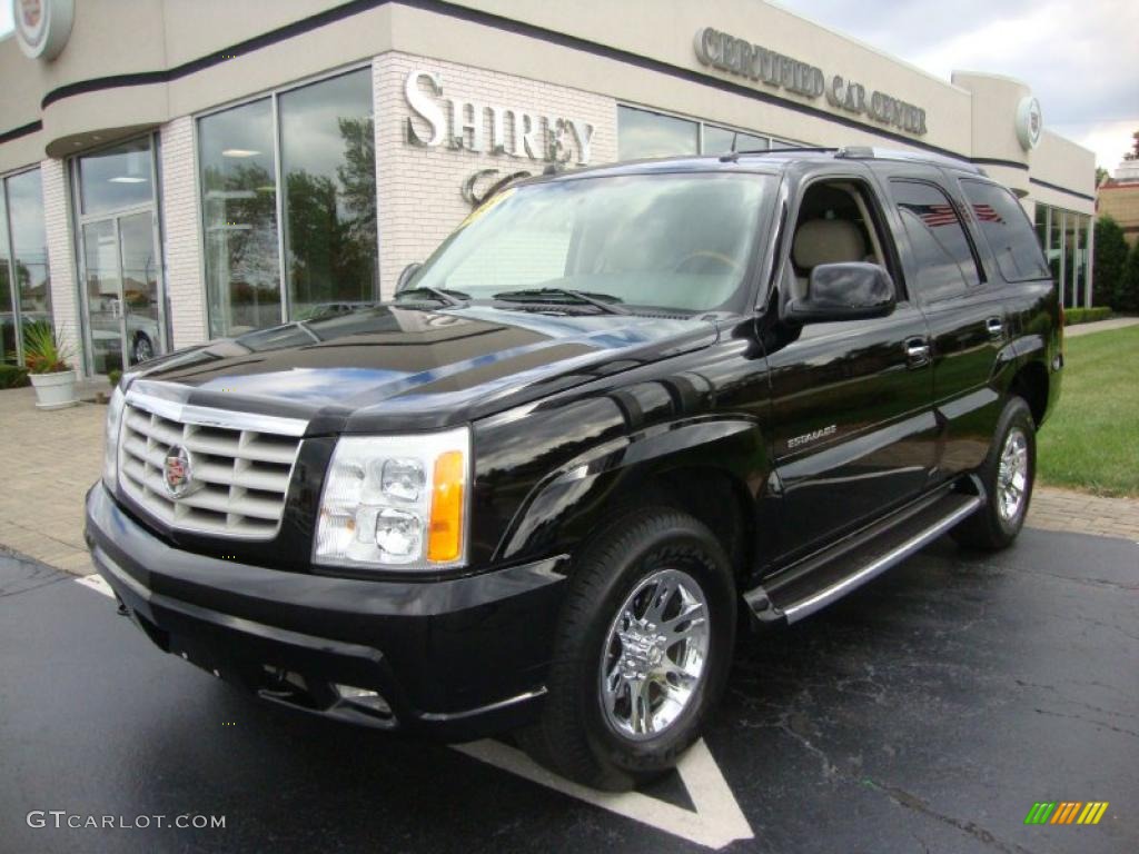 2004 Escalade AWD - Black Raven / Pewter Gray photo #1