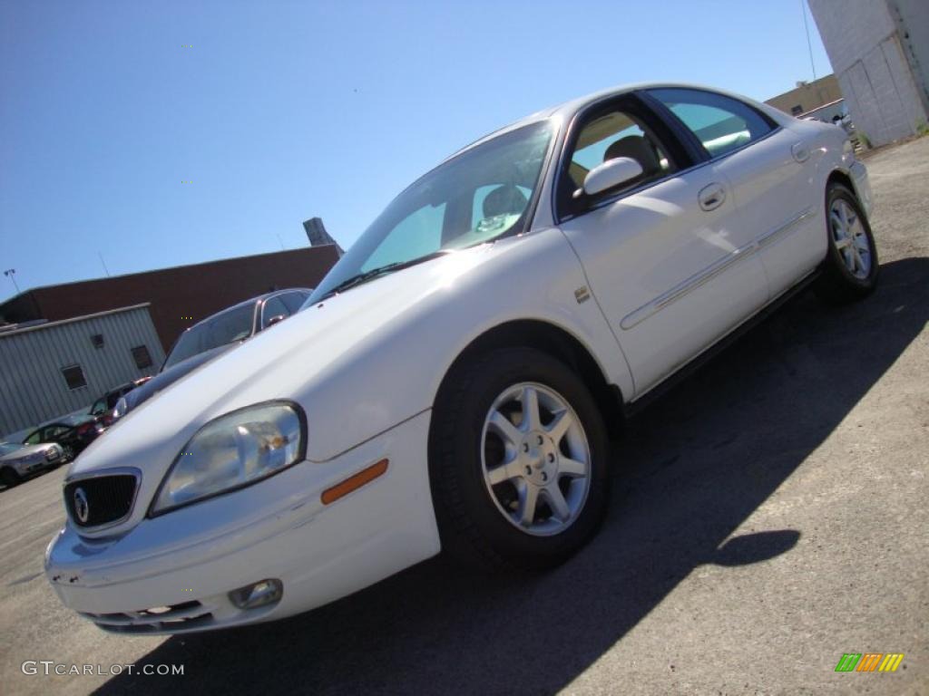 2000 Sable LS Premium Sedan - Vibrant White / Medium Parchment photo #1