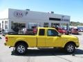 2006 Screaming Yellow Ford Ranger Sport SuperCab 4x4  photo #2