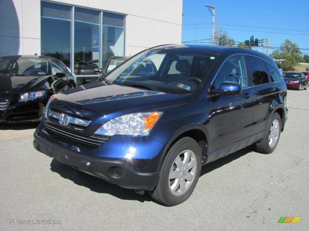 2009 CR-V EX-L 4WD - Royal Blue Pearl / Gray photo #2