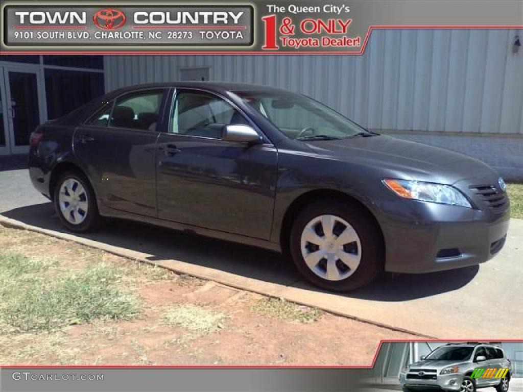 2008 Camry LE V6 - Magnetic Gray Metallic / Bisque photo #1