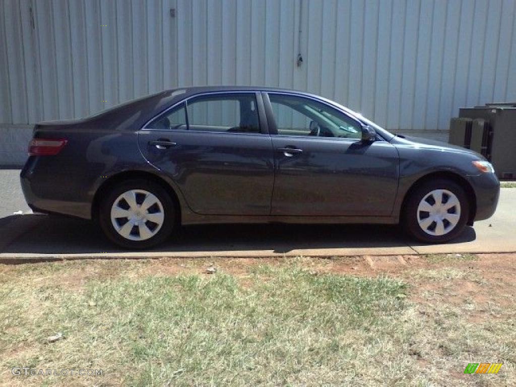 2008 Camry LE V6 - Magnetic Gray Metallic / Bisque photo #17
