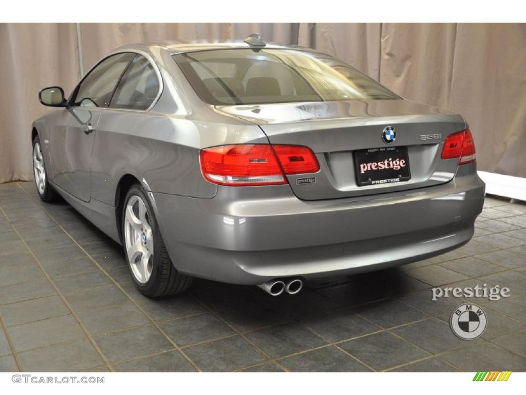 2010 3 Series 328i xDrive Coupe - Space Gray Metallic / Black photo #4