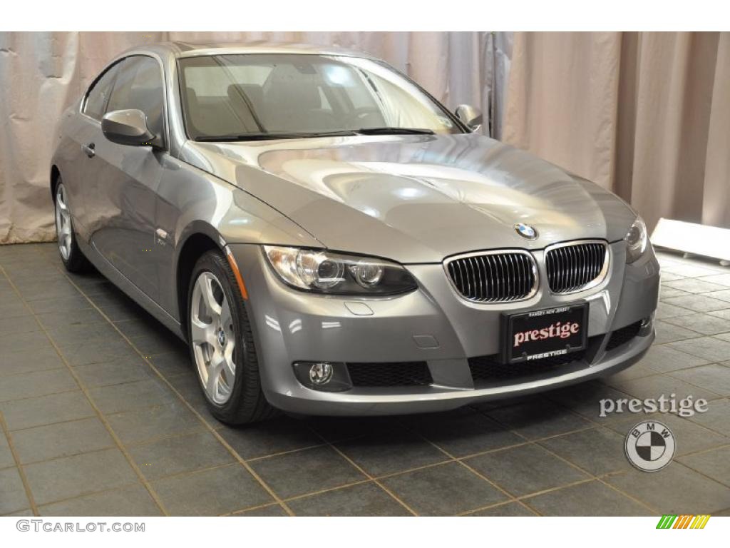 2010 3 Series 328i xDrive Coupe - Space Gray Metallic / Black photo #7