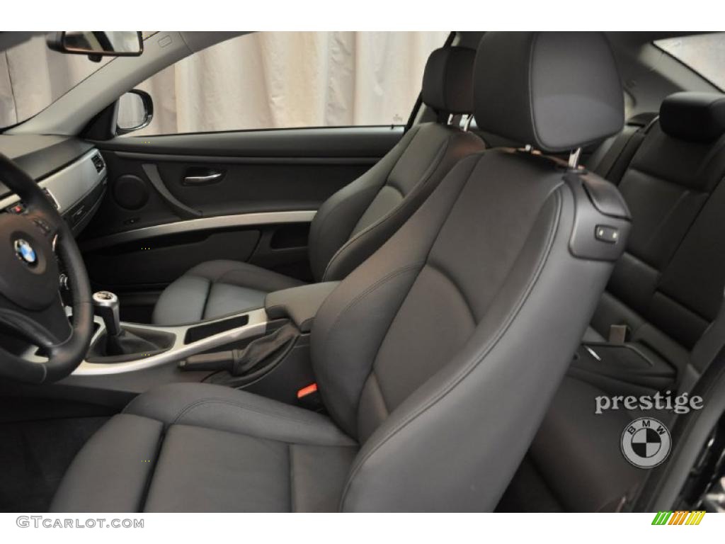 2010 3 Series 328i Coupe - Jet Black / Black photo #11