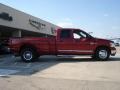 2008 Inferno Red Crystal Pearl Dodge Ram 3500 Big Horn Edition Quad Cab Dually  photo #2